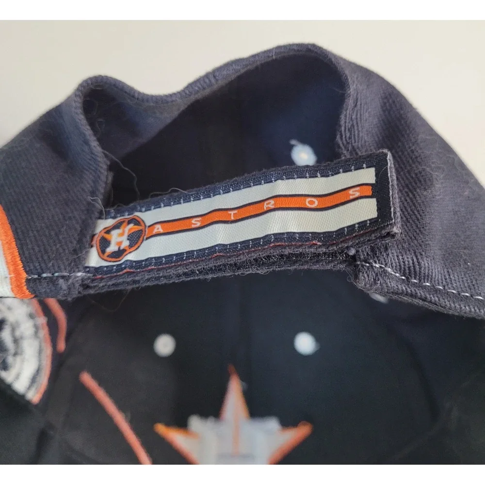 '47 Houston Astros Baseball Cap MLB OSFA Navy White Orange Embroidered Patch